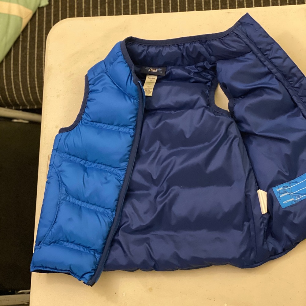 REI puffy vest toddler